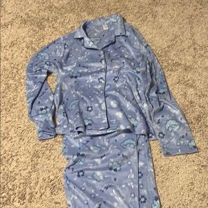 Fleece floral PJ SET